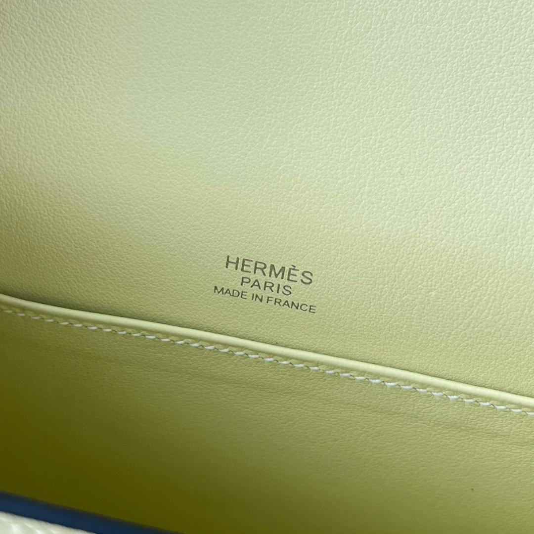 愛馬仕木屐包價格多少錢 Hermes Geta Bag Chevre R9 Jaune Bourgeon 嫩芽黄