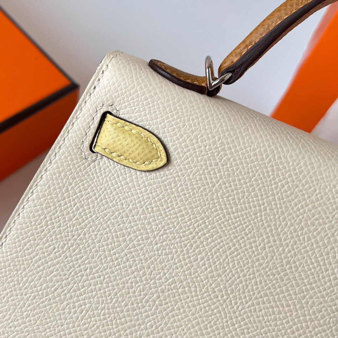 Hermes Kelly Mini II i2 Nata 奶油白 jaune poussin 小雞黃 sesame 芝麻色