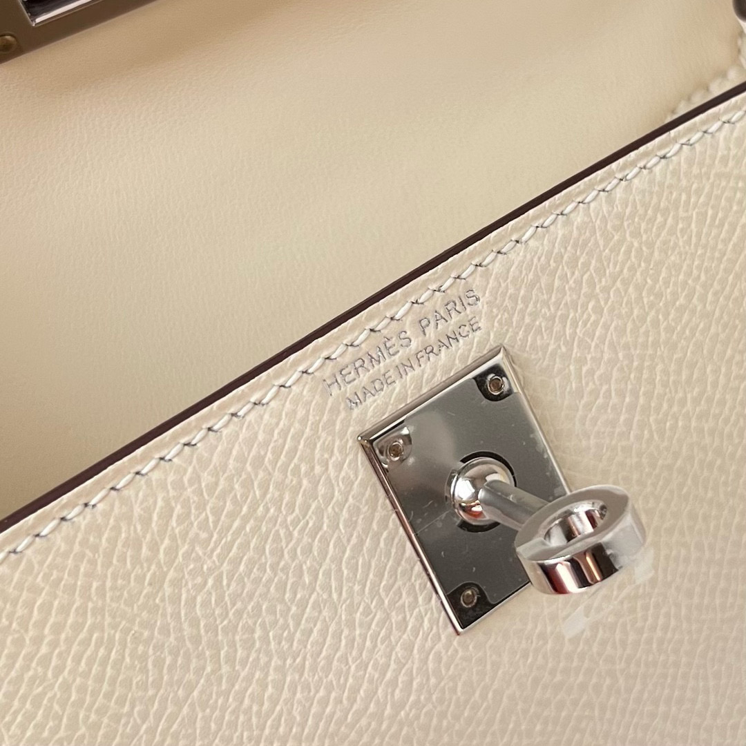 Hermes Kelly Mini II i2 Nata 奶油白 jaune poussin 小雞黃 sesame 芝麻色