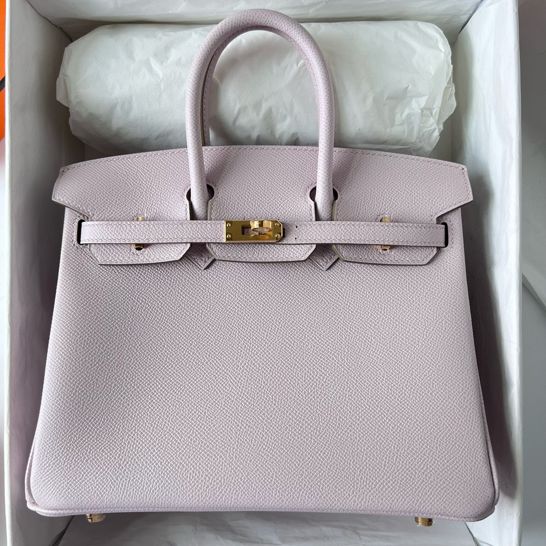 愛馬仕鉑金包有幾個尺寸 Hermes Birkin 25 Epsom Mauve Pale 夢幻粉紫