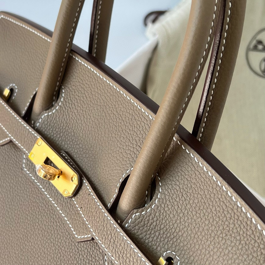 愛馬仕包包款式大全 Hermes Birkin 30 Retourne Togo Etoupe 大象灰