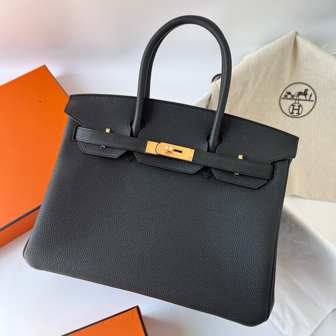 愛馬仕包包款式大全 Hermes Birkin 30 Retourne Togo Noir 黑色