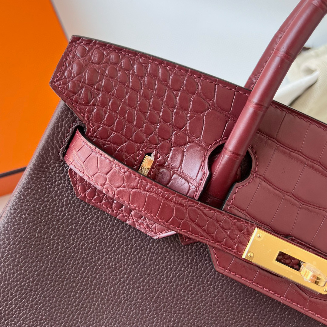 愛馬仕包包圖片價格表 Hermes Retourne Birkin 30 Touch Togo Rouge Sellier/Rouge H