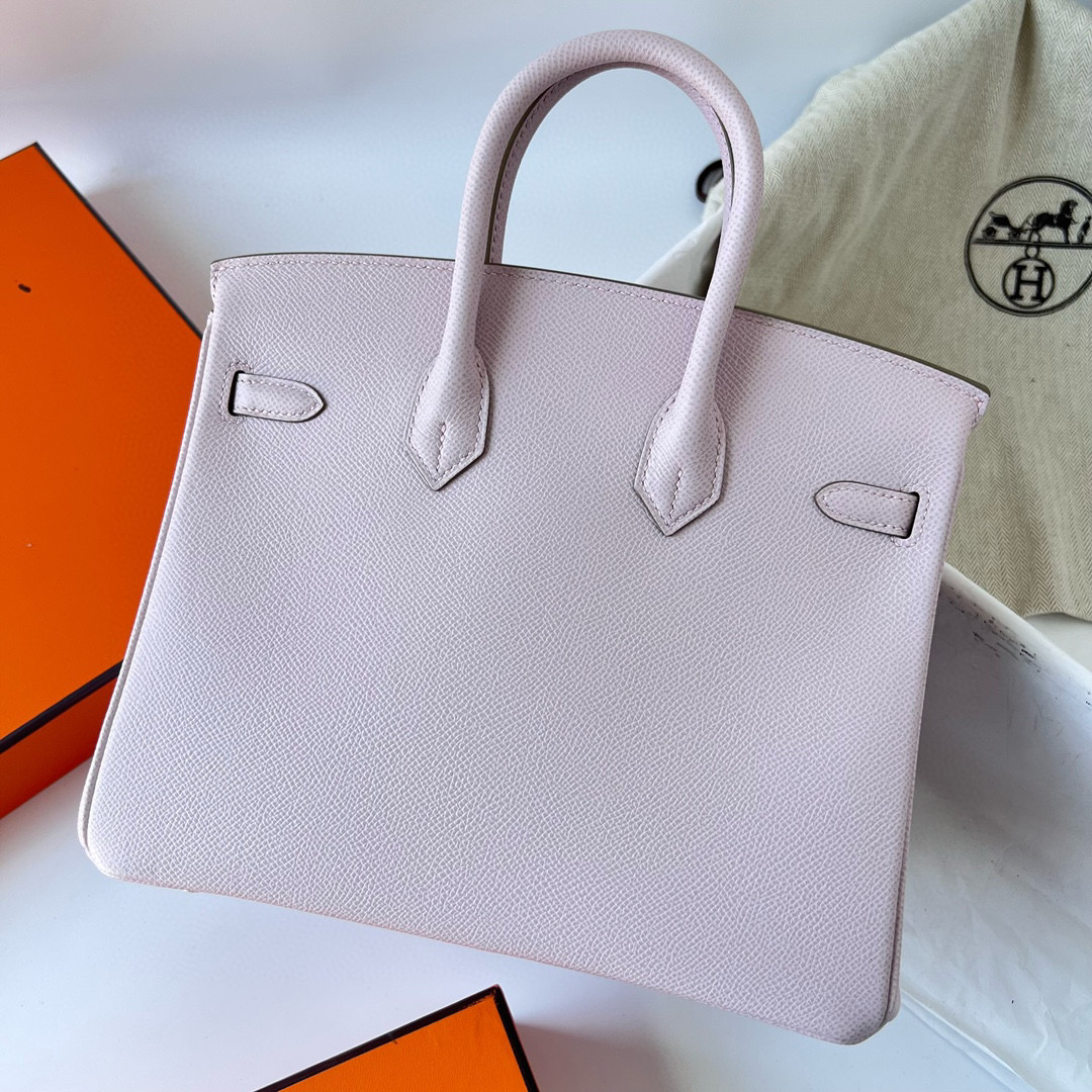 林心如愛馬仕包包圖片 Hermes Birkin 25 Epsom Mauve Pale 夢幻粉紫 Silver Hardware