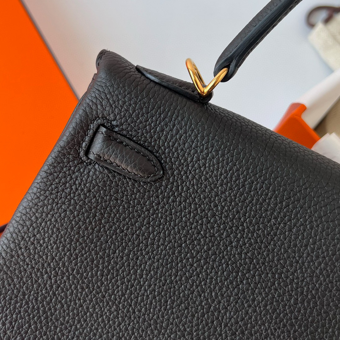 愛馬仕包包圖片價格表 Hermès Kelly Retourne 25 Noir 黑色 Togo