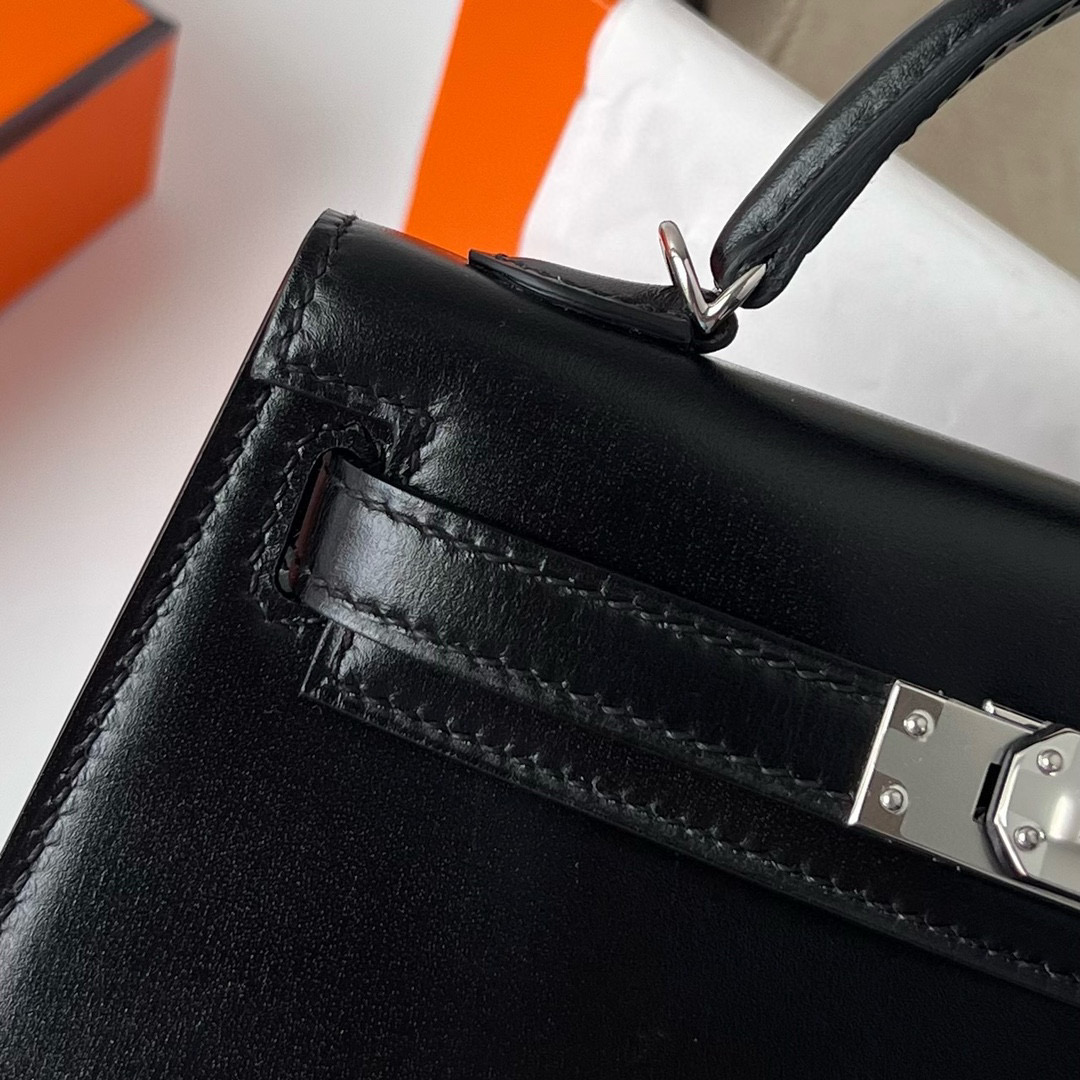 Hermès Price and pictures Kelly Sellier 20 Boxcalf CK89 黑色 Silver Hardware