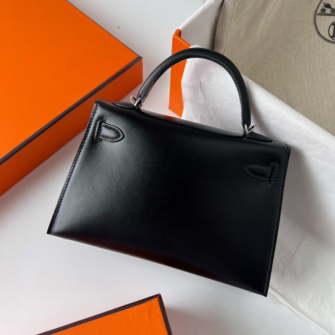 Hermès Price and pictures Kelly Sellier 20 Boxcalf CK89 黑色 Silver Hardware