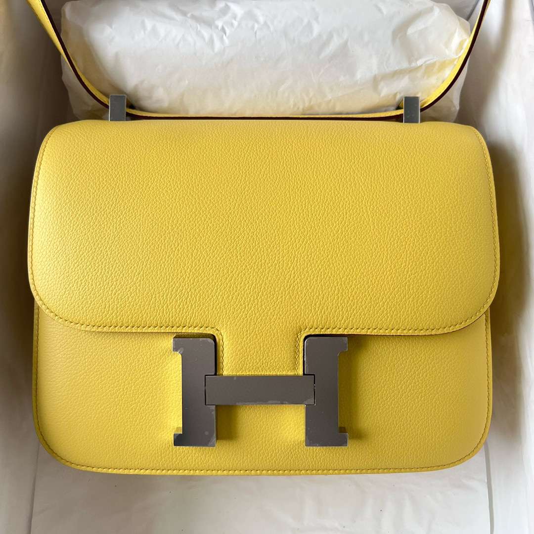 愛馬仕康康哪個顏色保值 Hermès Constance 24 Evercolor jaune de naples 那不勒斯黃