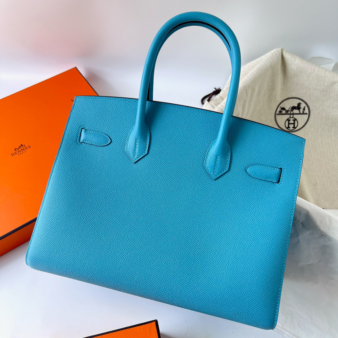 泰國鉑金包愛馬仕價格多少錢 Hermès Birkin 30 Sellier Epsom Bleu Du Nord 北方藍