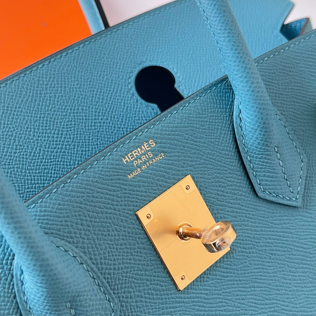 泰國鉑金包愛馬仕價格多少錢 Hermès Birkin 30 Sellier Epsom Bleu Du Nord 北方藍