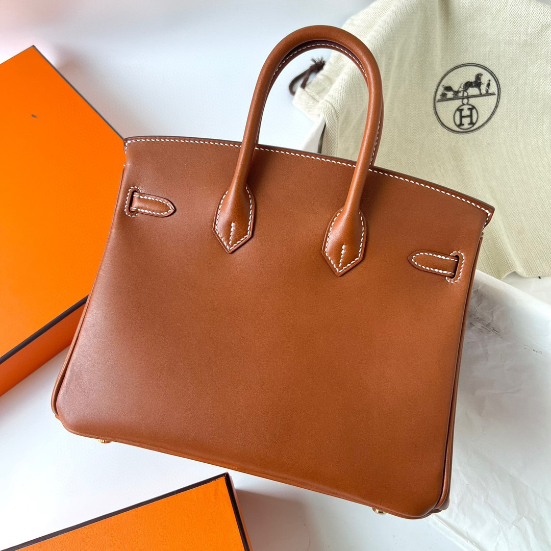 鉑金包愛馬仕多少錢 Hermès Birkin 25 Barenia Natural Fauve 金扣