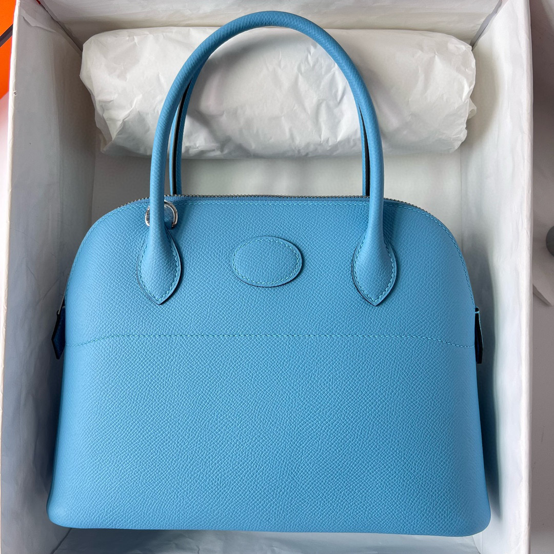 愛馬仕包包圖片大全集 Hermès Price and Pictures Bolide 27 Bleu du Nord Epsom