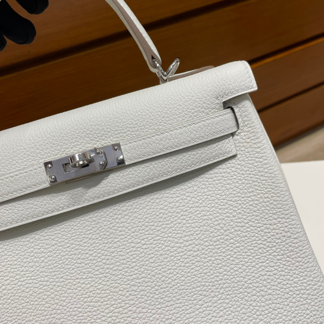 愛馬仕 Hermes Kelly 25CM 0T MUSHROOM 蘑菇色銀色五金